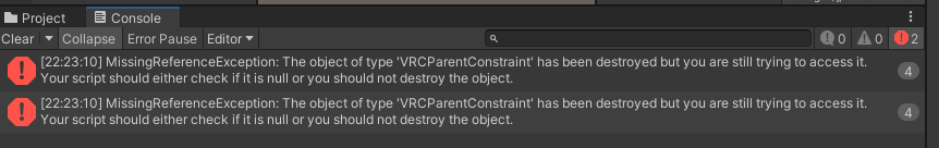 MissingReferenceException例2